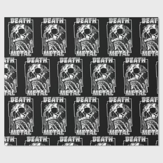 Death Metal Cadeaupapier (Vlak)