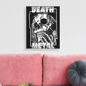 Death Metal Canvas Afdruk (Insitu (Woonkamer))