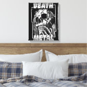 Death Metal Canvas Afdruk (Insitu (Slaapkamer))
