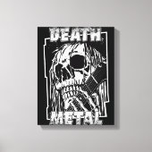 Death Metal Canvas Afdruk (Voorkant)