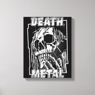 Death Metal Canvas Afdruk