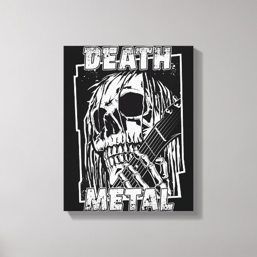 Death Metal Canvas Afdruk (Voorkant)