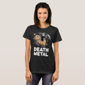 Death Metal Capybara T-shirt (Voorkant volledig)