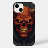 Death Metal Demon Mascot Telefoonhoesje Case-Mate iPhone Case (Achterkant)