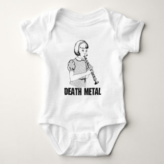 Death Metal Funny Music Genre Heavy Metal Humor Romper