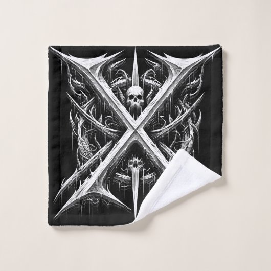 Death Metal Headbanger - Heavy MetalHeads Bad Handdoek (Wasdoekje)