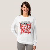 Death Metal Hoodie T-shirt (Voorkant volledig)