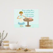 Death Metal Houseechtgenote Poster (Keuken)