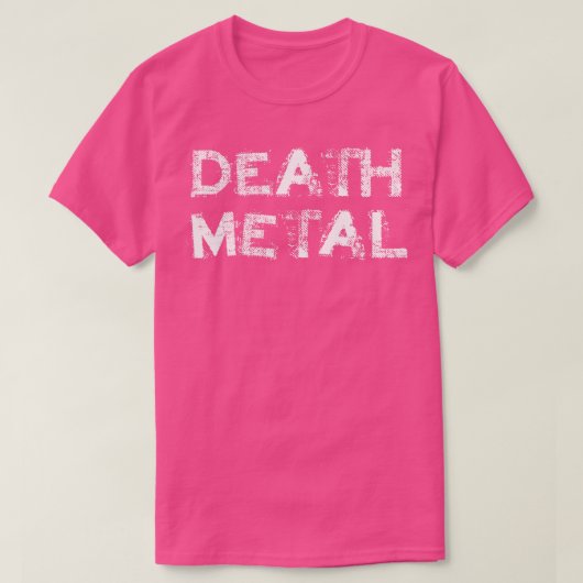 Death Metal-label T-shirt (Design voorkant)