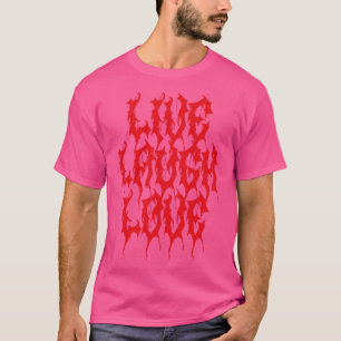 Death Metal Live Lach Liefde T-shirt