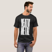 death metal logo t-shirt (Voorkant volledig)