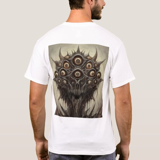 Death Metal Monstrous Creature T-shirt (Achterkant)
