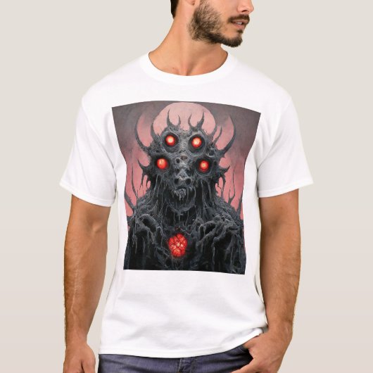 Death Metal Monstrous Creature T-shirt (Voorkant)