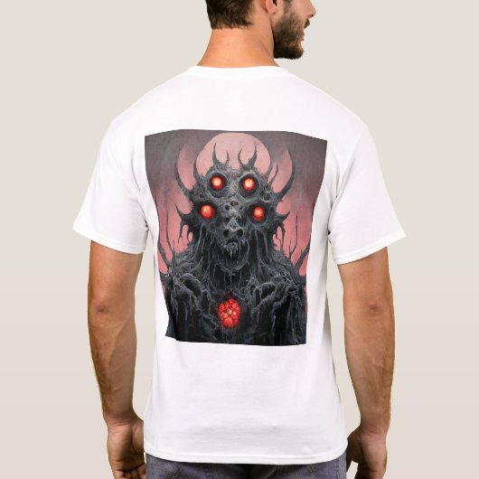 Death Metal Monstrous Creature T-shirt (Achterkant)