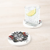 Death Metal Music Zandsteen Onderzetter (Zijkant)