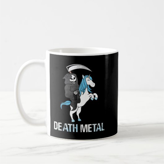 Death Metal Reaper Death Metal Rocker Heavy Metal Koffiemok (Links)