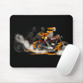 Death Metal Riders Motorfiets Fire Bike Muismat (Met muis)