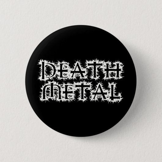 Death Metal Ronde Button 5,7 Cm (Voorkant)