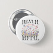 Death Metal Ronde Button 5,7 Cm (Voorkant /achterkant)