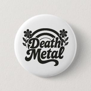 Death Metal Ronde Button 5,7 Cm