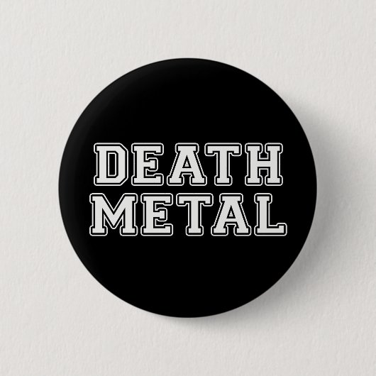 Death Metal Ronde Button 5,7 Cm (Voorkant)