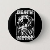 Death Metal Ronde Button 5,7 Cm (Voorkant)
