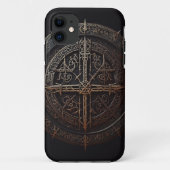 Death Metal Rune telefoonhoesje Case-Mate iPhone Case (Achterkant)