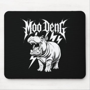Death Metal Schattig Baby Nijlpaard Moo Deng Nijlp Muismat