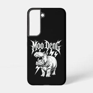 Death Metal Schattige Baby Hippo Moo Deng Hippopot Samsung Galaxy Hoesje