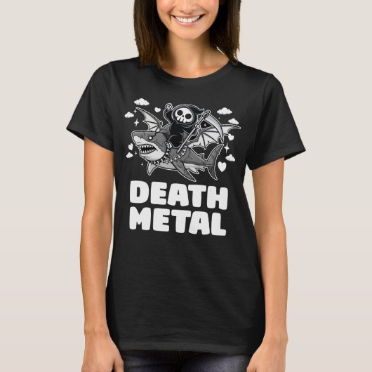 Death Metal Shark T-shirt (Voorkant)