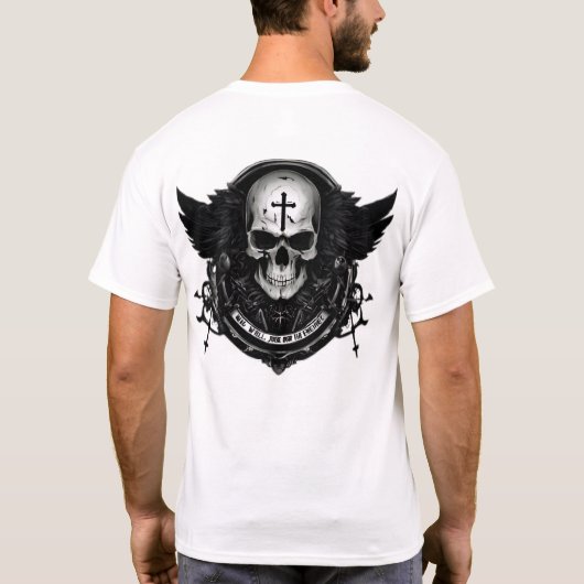 Death Metal Skull T-shirt (Achterkant)