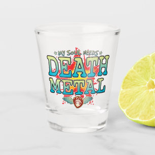 Death Metal Soul Shot Glass Glas