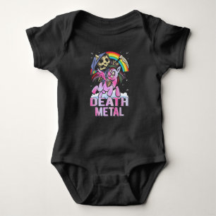 Death Metal Unicorn Reaper regenboog Romper