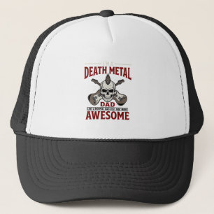Death Metal Vader Schedel Gitaar Vintage Shirt Ont Trucker Pet