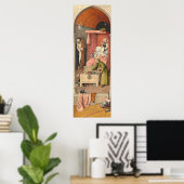 Death & Miser - Hieronymus Bosch Fine Art Poster (Thuiskantoor)