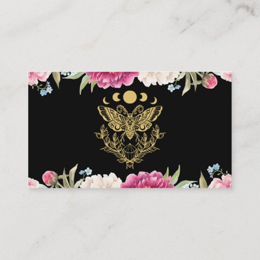 Death Moth Bruiloft - Placards Plaatskaartje (Achterkant)