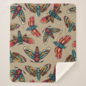 Death Moth Sherpa Deken (Voorkant)