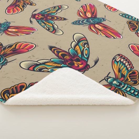 Death Moth Sherpa Deken (3/4)