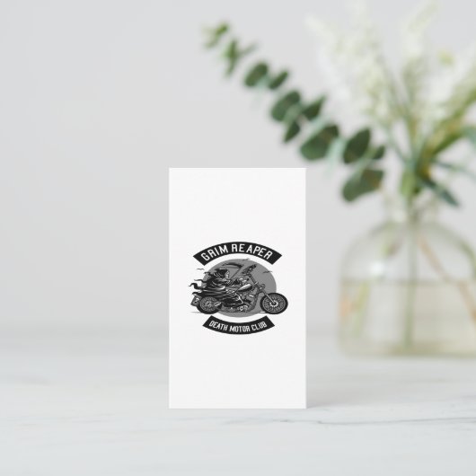 Death Motorcycle Club Visitekaartje (Staand voorkant)