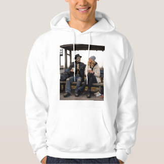 “Death Never Misses Coffee ☕💀” Hoodie