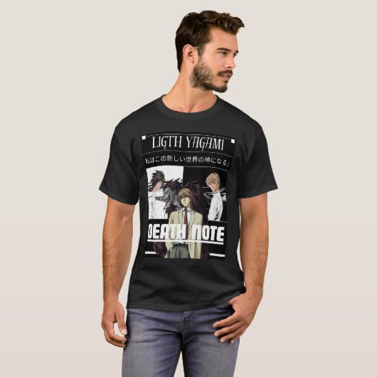 DEATH NOTE COOL T-SHIRT (Voorkant volledig)