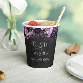 Death Of Her Twenties 30th Birthday Party Papieren Bekers