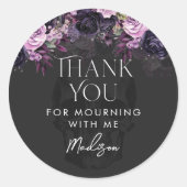 Death Of Her Twenties 30th Birthday Party Ronde Sticker (Voorkant)