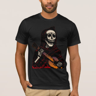DEATH PLAYING GUITAR T-SHIRT