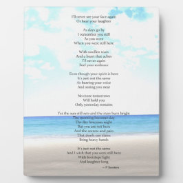 Death Poem Fotoplaat