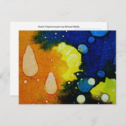Death Polychromoptic by Michael Moffa Briefkaart (Voorkant / Achterkant)