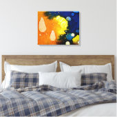 Death Polychromoptic by Michael Moffa Canvas Afdruk (Insitu (Slaapkamer))