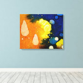 Death Polychromoptic by Michael Moffa Canvas Afdruk (Insitu (Houten vloer))