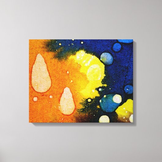 Death Polychromoptic by Michael Moffa Canvas Afdruk (Voorkant)