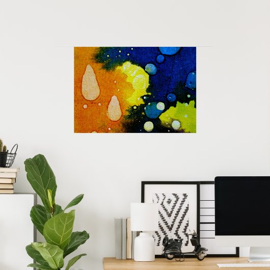 Death Polychromoptic by Michael Moffa Poster (Thuiskantoor)